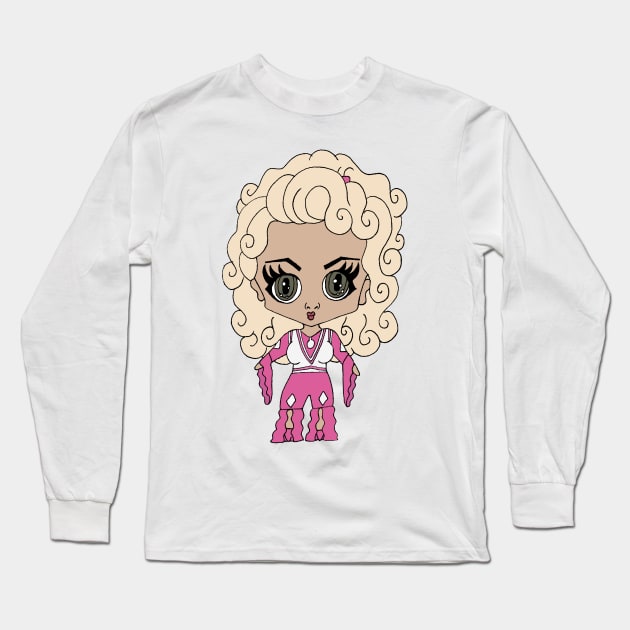 In Dolly We Trust Long Sleeve T-Shirt by thehistorygirl